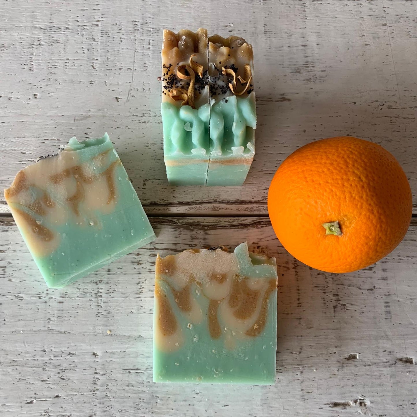 Jabón Artesano Naranja, Bergamota y Ylang.