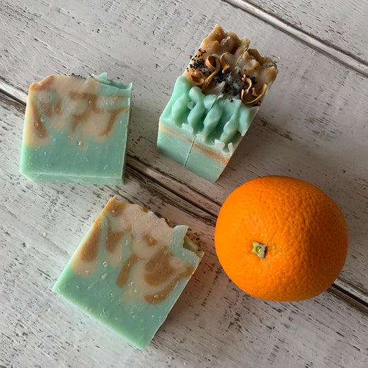 Jabón Artesano Naranja, Bergamota y Ylang.
